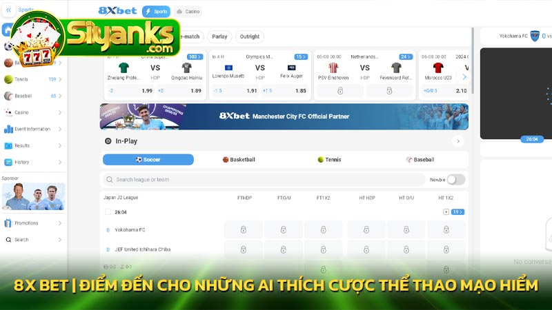 8X bet | Điểm đến cho những ai thích cược Thể Thao mạo hiểm